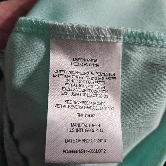 Forever Me Girls 2 Piece Mint Green & White Capri/Lace Tunic Set Size 6 - Picture 10 of 15